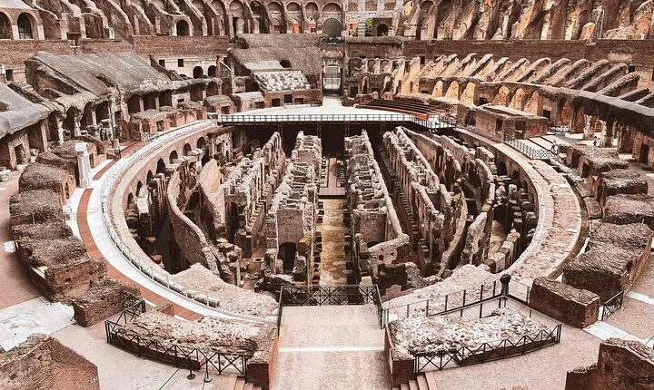 Colosseum Arena Floor And Gladiator's Gate of Death