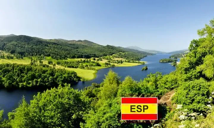 Stirling, Highlands & Distillery in Spanish