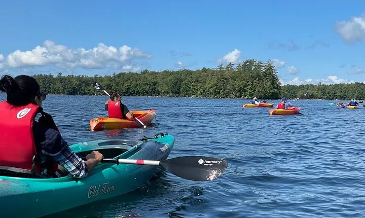 Scenic Sebago Lake Historical Tour by Kayak