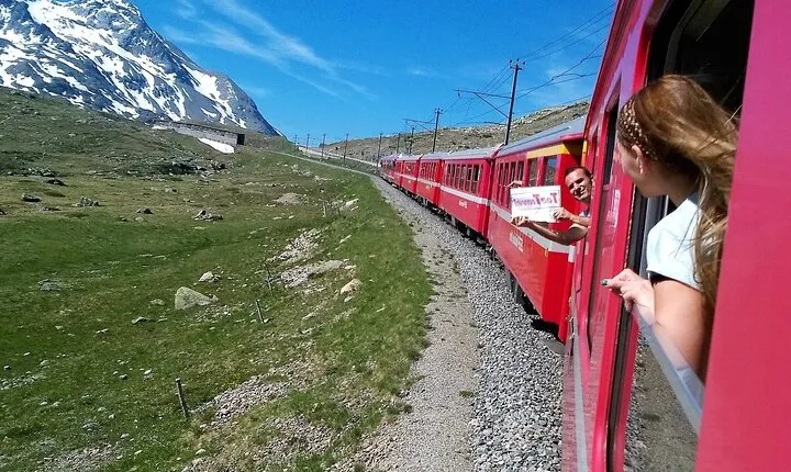 Bernina Train Tour, Swiss Alps & St Moritz From Milan