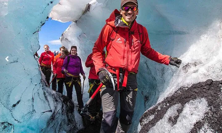 South Coast Private Tour from Reykjavik with 2 hours of hiking on a Glacier