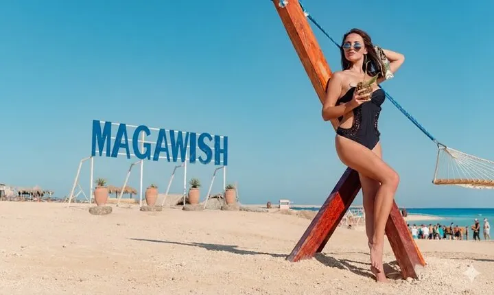 Private Boat to Magawish Island with Lunch and Transfer -Hurghada