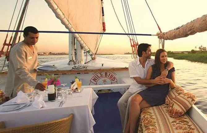 Private Guided Half Day Sunset Felucca Ride and Banana Island & Lunch or Dinner