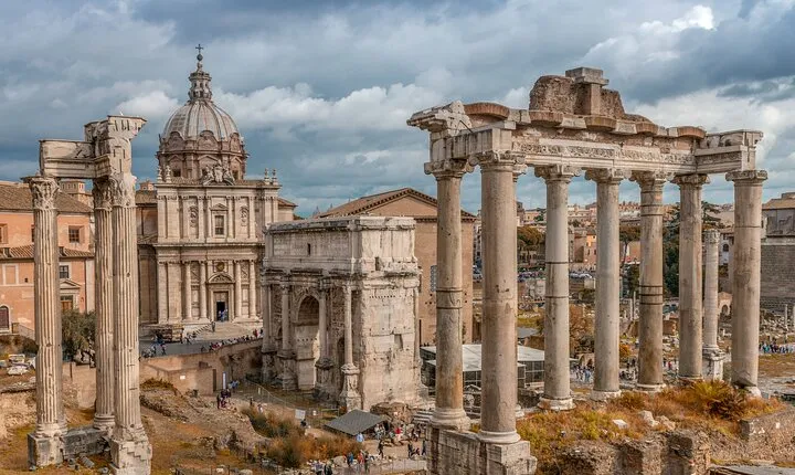 Roman Forum and Palatine Hill with Multimedia Video