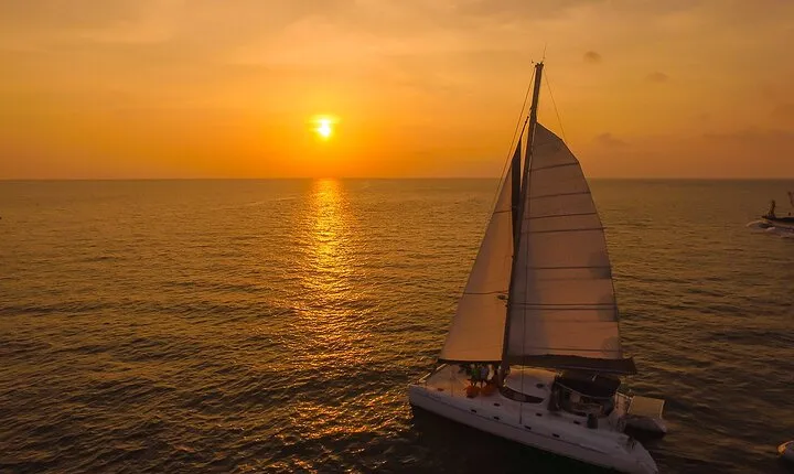 Coral Island Sunset Cruise by Catamaran