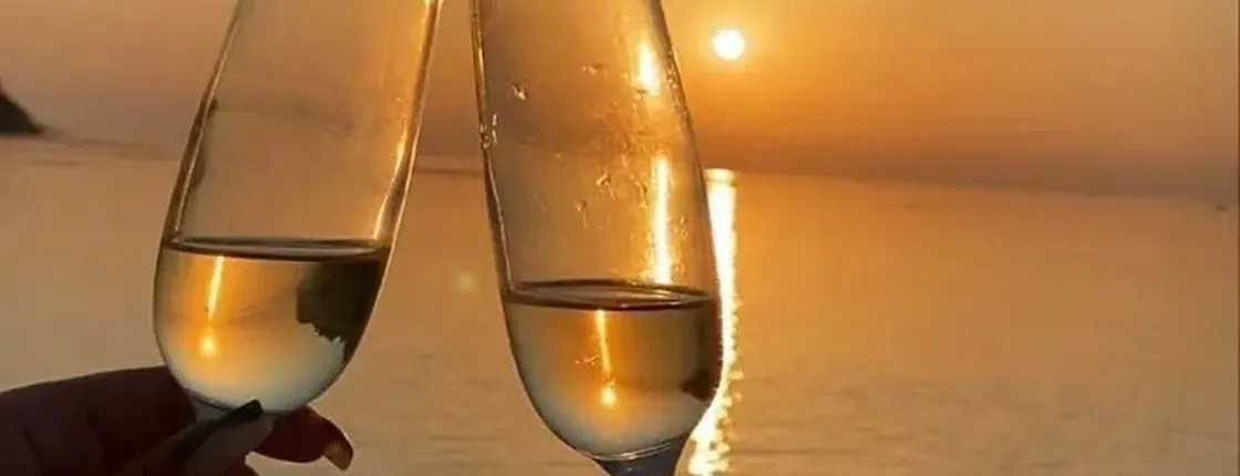 Champagne sightseeing cruise on pirate ship with Miami skyline views