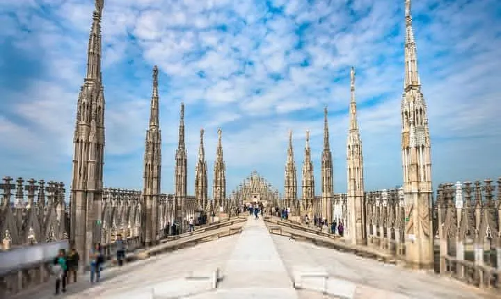 Rooftop Guided Tour of Milan's Duomo and Hop on Hop off optional