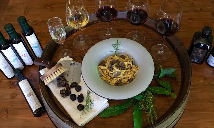 Private Wine & Evo oil tasting with Truffle Meal