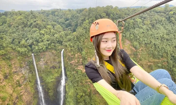 Pakse Zipline Experience in Tad Fane Waterfall