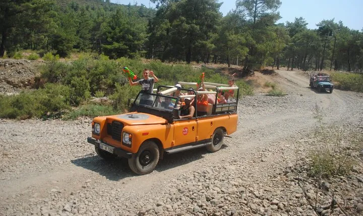 Marmaris & Icmeler Jeep Safari w/Water Fight, Colour & Foam Party