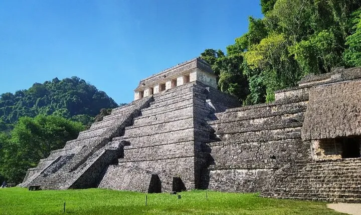 Day Trip to Agua Azul Waterfalls and Palenque from San Cristobal