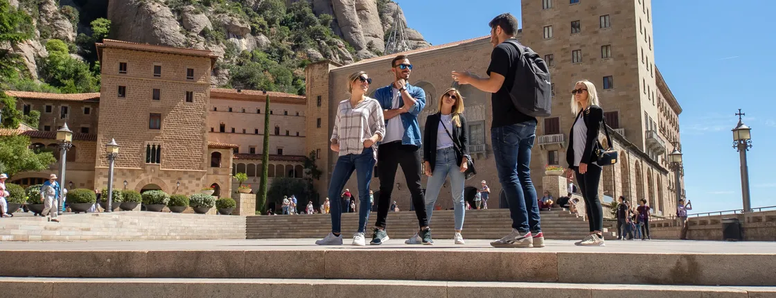 Montserrat guided tour and hiking experience with private transport from Barcelona