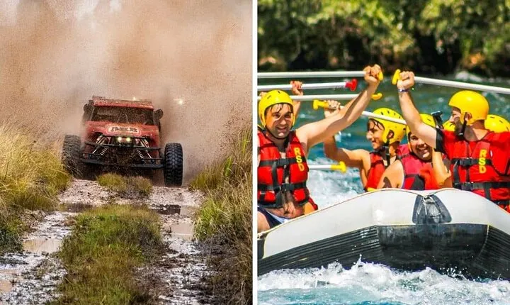 Rafting, Jeep Safari & Zipline Super Combo from Kemer