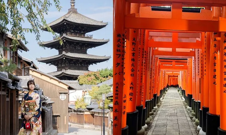 Kyoto Morning Highlights: Fushimi Inari, Kiyomizu-dera & Gion