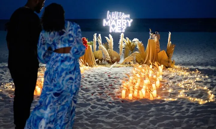 Beach Marriage Proposal