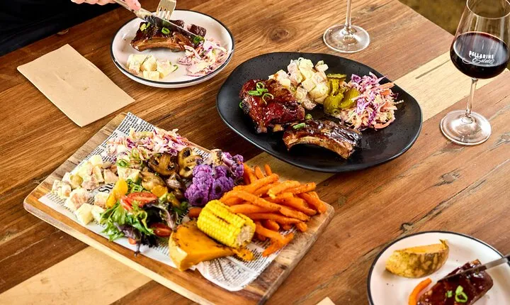 Texas BBQ Lunch at Bellarine Estate for 2 pax with Glass of Wine