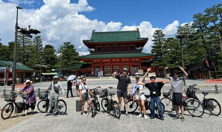 Morning E-bike Tour of Fushimi-Inari, Gion, Nanzen-ji, Kamo River
