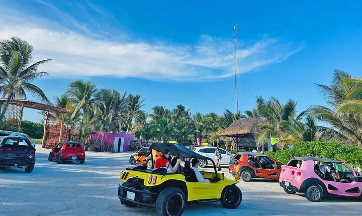 Cozumel Island Buggy & Visit San Martin Beach from Cancun & Playa del Carmen