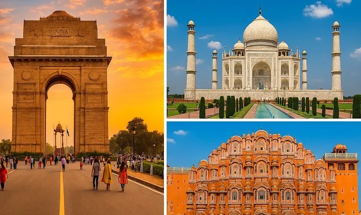 3-Day New Delhi to Agra and Jaipur Tour - India Golden Triangle