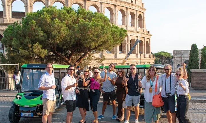 Rome Highlights Express Golf Cart Tour