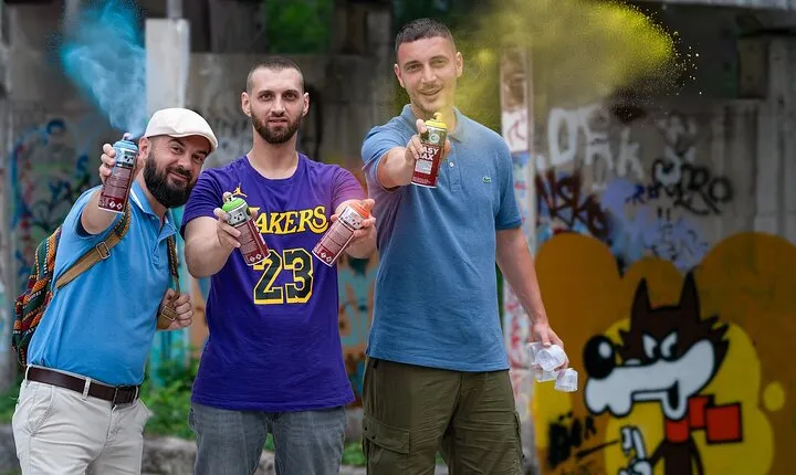SARAJEVO STREET ART WORKSHOP (enjoy nature & spray on bobsleigh)