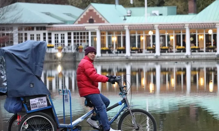Central park Tour happy hour Pedicab tour