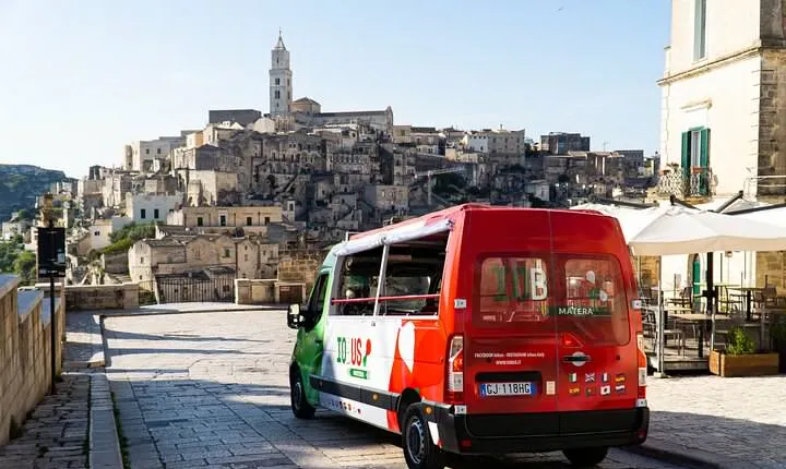 Matera Official Open Bus Tour with entrance to Casa Grotta