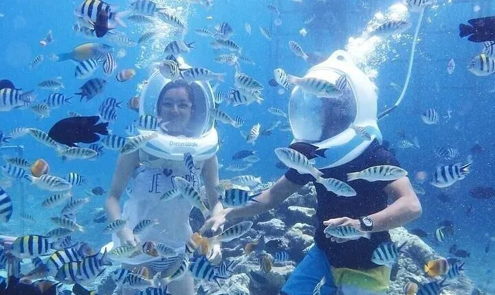 Bali Parasailing Adventure, Sea Walker, Donut Boat with Transfer