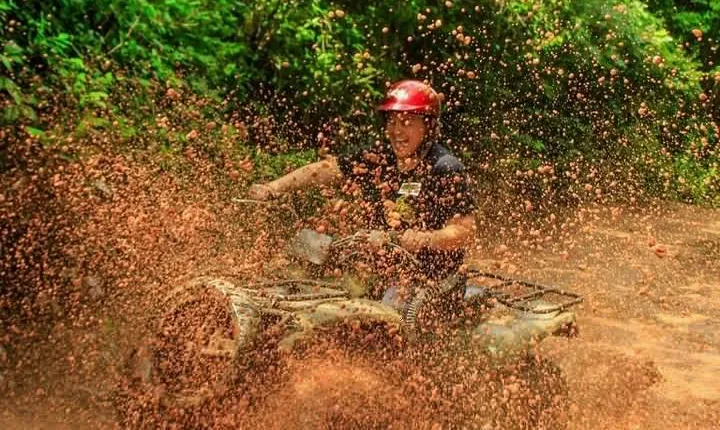 ATV Tour with Cenote swim, Ziplines, Transportation and Lunch Included
