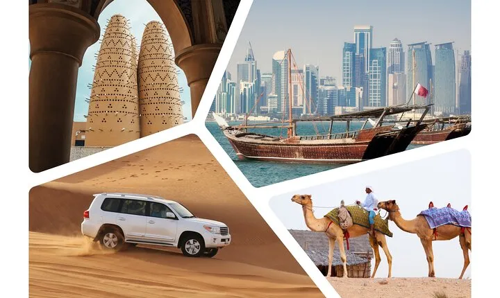 Doha Combo City And Half Day Desert Safari Tour No Hidden cost