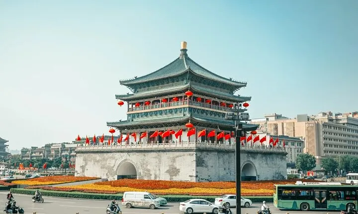 Private Xi'an City Walking Tour of Bell tower and City wall