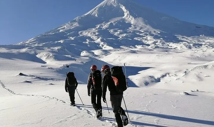 Guided ascent of Llaima volcano from Pucón