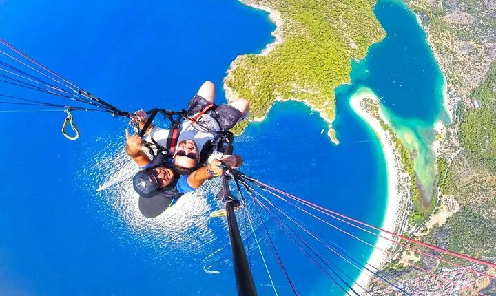 From Antalya: Tandem Paragliding in Fethiye Blue Lagoon