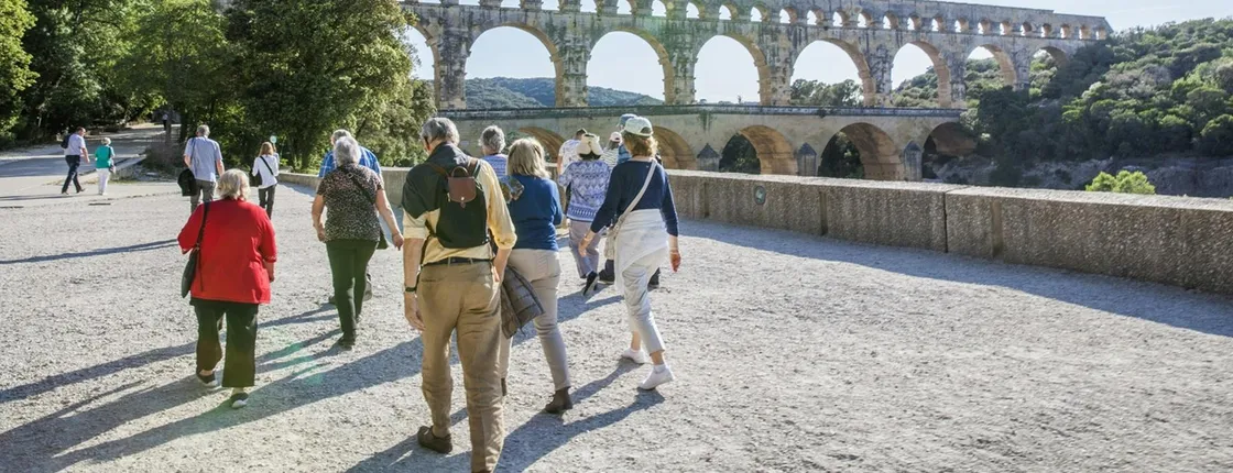 Pont du Gard and museum entry ticket with audio guide