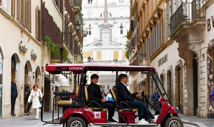 Golf Cart Tour : Highlights of Rome
