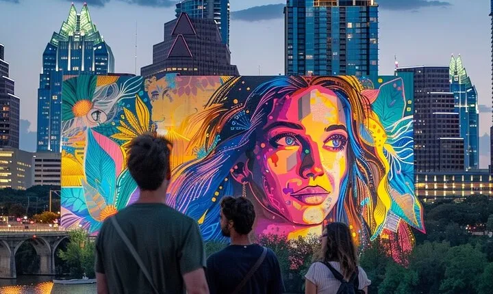 Austin Mural and Instagram Tour by Electric Pedicab