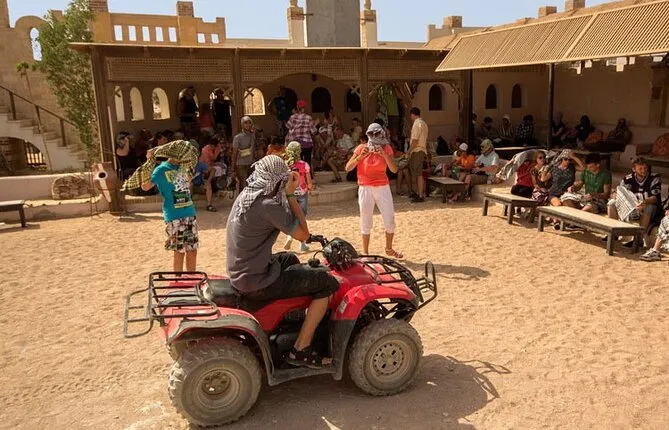 Hurghada: 3-Hour Desert Safari Quad Bike and Camel Ride