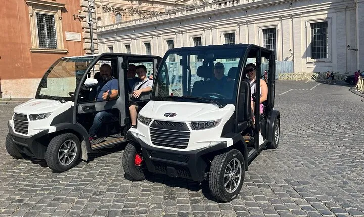 Private Golf Cart Tour in Rome (Catacombs Optional)