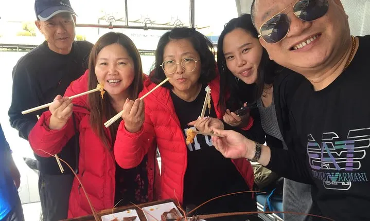 Premium live lobster tours presented Sashimi or BBQ style