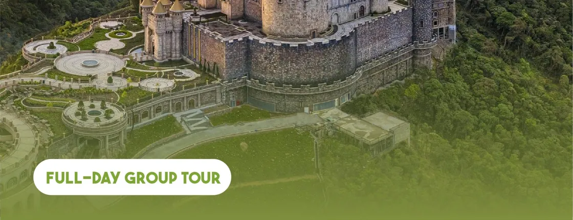 Ba Na Hills, Fantasy Park, French village and Golden Bridge tour