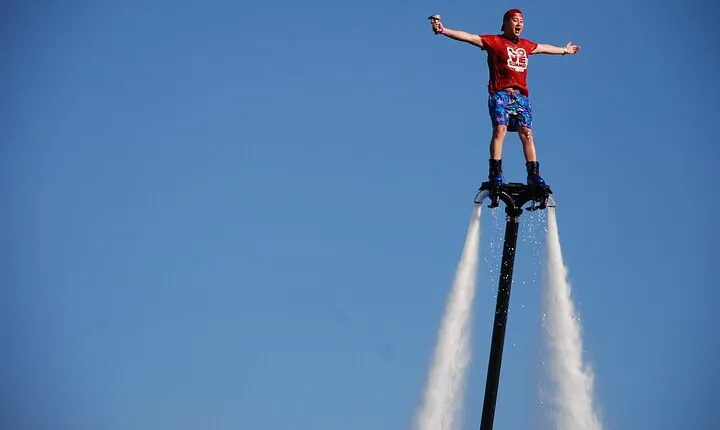 Santorini Fly Board Pro Adventure in Perivolos Beach