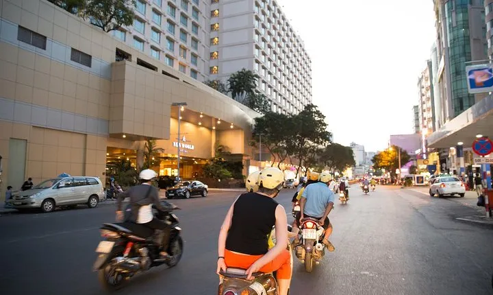 Saigon Food Tour on Scooter at Night
