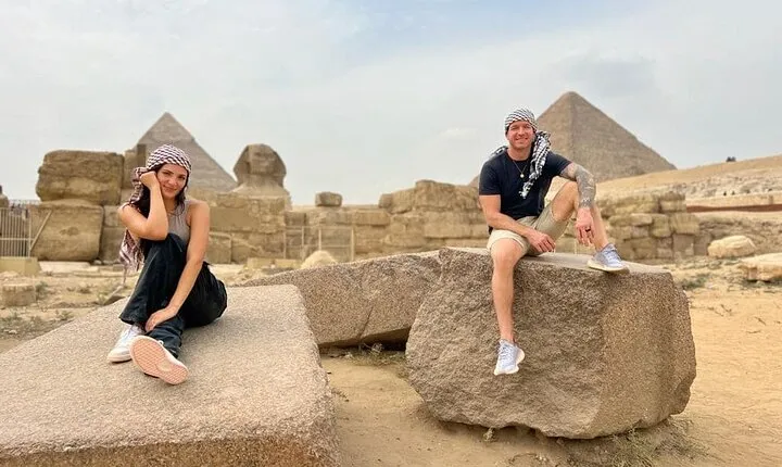 Guided tour Giza Pyramids Sphinx Camel Ride Shopping Nile Cruise