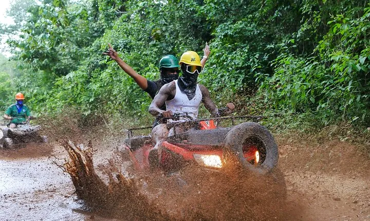 Adventure Tour ATV Cenote Zipline Horseback Riding in Cancun
