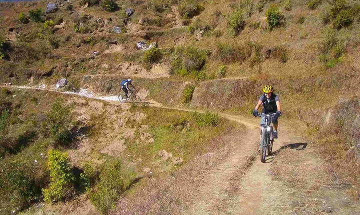 1 Day Valley Rim Biking Tour in Kathmandu