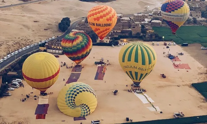 Fabulous Hot Air Balloon Ride in Luxor, Egypt