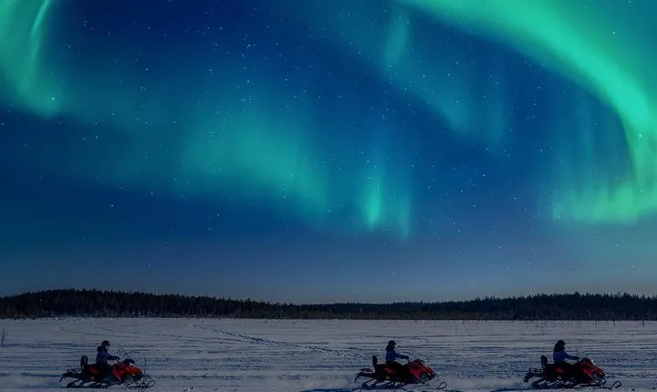 Night Snowmobile Safari, Rovaniemi