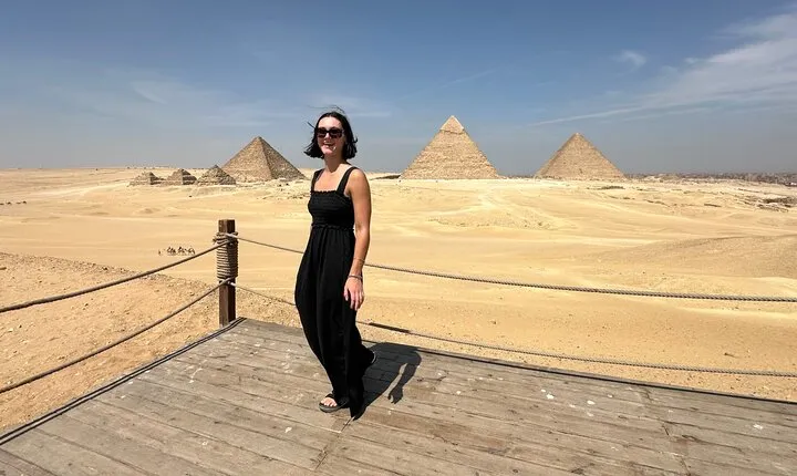 All in one Giza Pyramids, Sphinx, Grand Egyptian Museum & Lunch