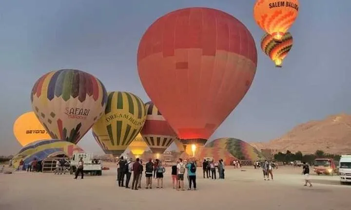 Hot Air Balloon Ride in Luxor,Sun Rise Trip Egypt Life Experience