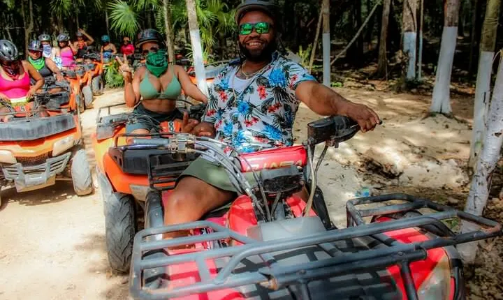 Half Day in Cancun Atvs Ziplines and Cenote Park